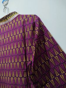 Multicolor Leaf Print Kurta