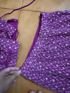💜✨ Magenta Golden Embroidered Lehenga Set ✨💜