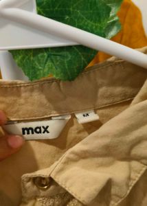 Indo Western Beige Shirt