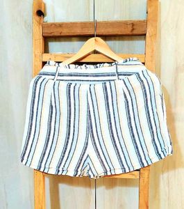 Cotton Stirp Design Short Waist Size-28