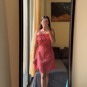 Red Floral Sundress