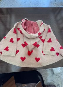 Cute Heart Poncho