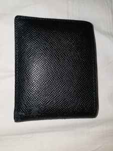 Black Leather Wallet Louis Vuitton