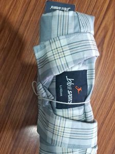 Blue Sports Checkered Shirt