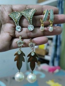 three earings combo ( buy two get one free )