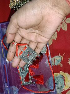 Red Tassel Jewelry Set