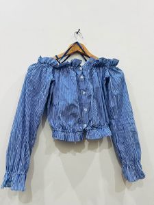 Cute Full Seleeves Crop Top