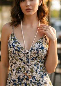 Elegant Pearl Drop Necklace