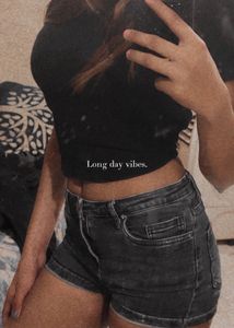 Blue Denim Shorts