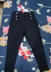 High-Waisted Jet Black Jeggings