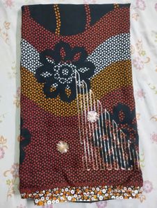 Sequin Saree Without Blouse