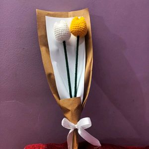 Handcrafted Crochet Tulip Bouquet