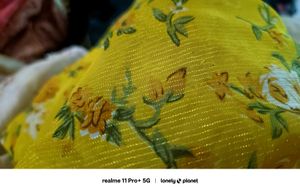 Lemon Yallow Saree