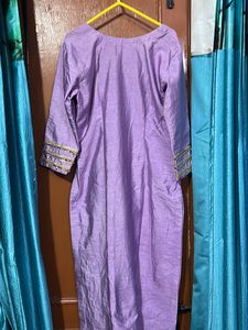 Beautiful Lavender Kurti Set