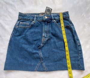 Denim Mini Skirt