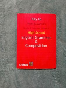 Key To Wren And Martin English Grammar