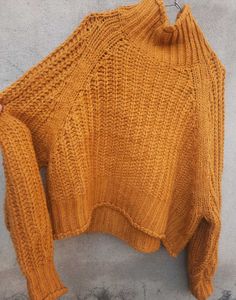 ❗️Highneck Crop Knitted Sweater