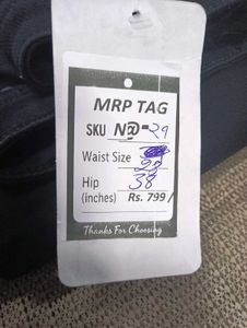 N@29 Size-28 Dark black Jeans