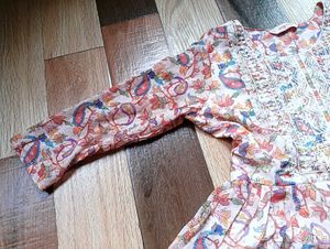 Floral Print short kurti