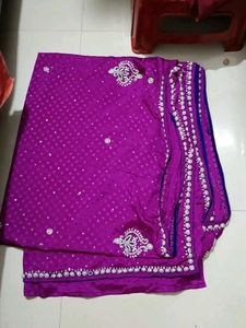 Elegant Purple Saree
