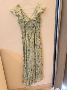 Floral Ruffle Midi Dress