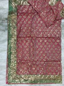Party Wear Sequin Saree