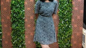 Floral Print Fit &amp; Flare Dress