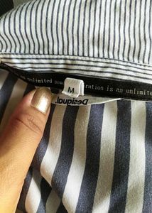 Striped Patchwork Shirt