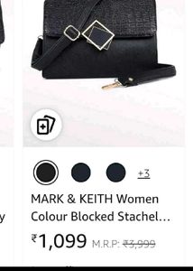 Black Croc Embossed Crossbody Bag
