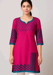 A-LINE KURTI - ROSE