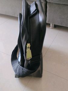 Black mens bag with new condition
