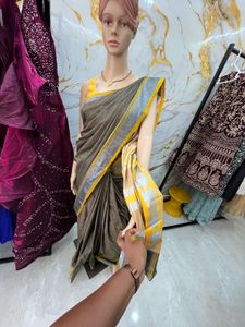 COTTON SAREE WITH BLOUSE