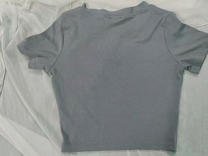 Urbanic Gray Crop Top