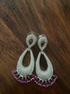 CZ Dangle Earrings