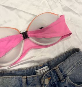 Victoria&#39;s Secret Bikini Top Push Up Padded Pink