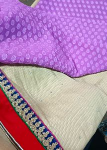 Heavy Border Party Saree