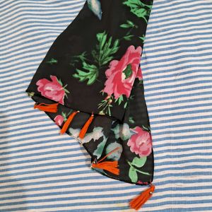 Green Black Rose - MULTI COLORED STOLE