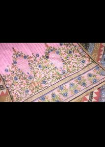 Pink Embroidered Kurta