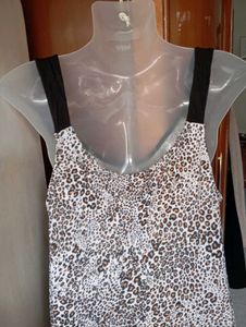 Leopard Print Slip Dress