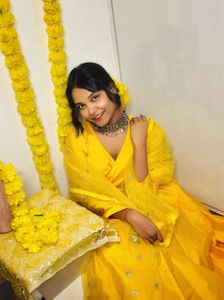 Yellow Anarkali Suit