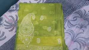 Vintage Hand-Embroidered Saree