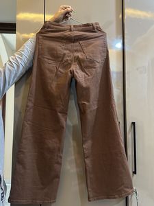 Brown Straight Leg Jeans