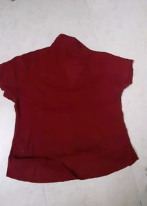 Formal.top Maroon With Side Slit