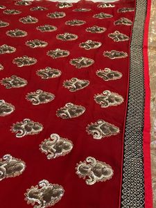 Full Embroidery Saree
