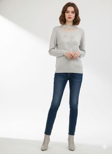 Elegant Embellished Sweater