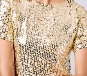 Party Wear Golden Dress