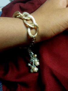 White Gold Coloured Zara Bracelet