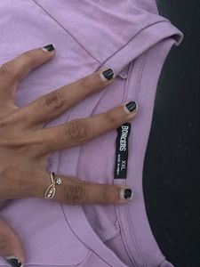 Bonkers Lavender Cropped T-Shirt