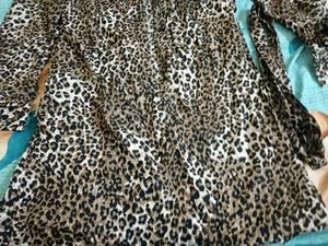 Leopard Print Shirt Dress