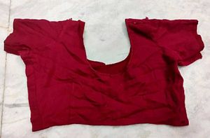 Meroon Color Wedding Georgette Blouse